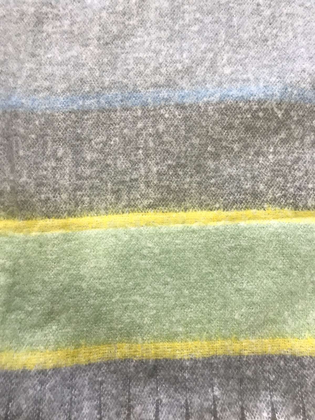 CASHMERE PASHMINA WITH MULTICOLOR FRINGES (CABBAGE-GRAY-PINK-YELLOW-BLUE) 5 ΚΑΣΜΙΡ ΠΑΣΜΙΝΑ ΜΕ ΚΡΟΣΙΑ ΠΟΛΥΧΡΩΜΗ (ΛΑΧΑΝΙ-ΓΚΡΙ-ΡΟΖ-ΚΙΤΡΙΝΟ-ΓΑΛΑΖΙΟ) - Image 3